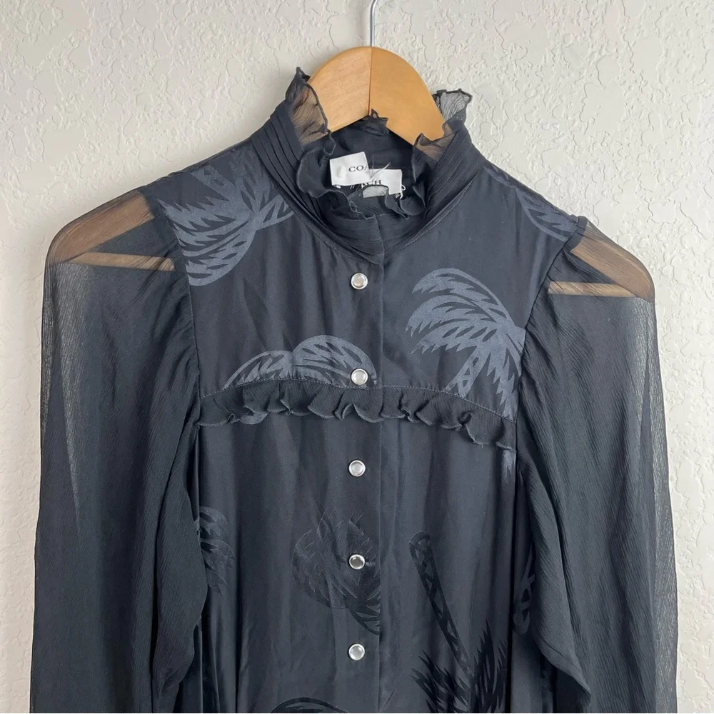 Coach Palm Tree Jacquard Dress